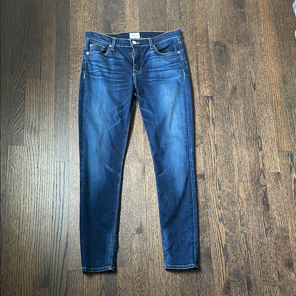 Hudson skinny denim.